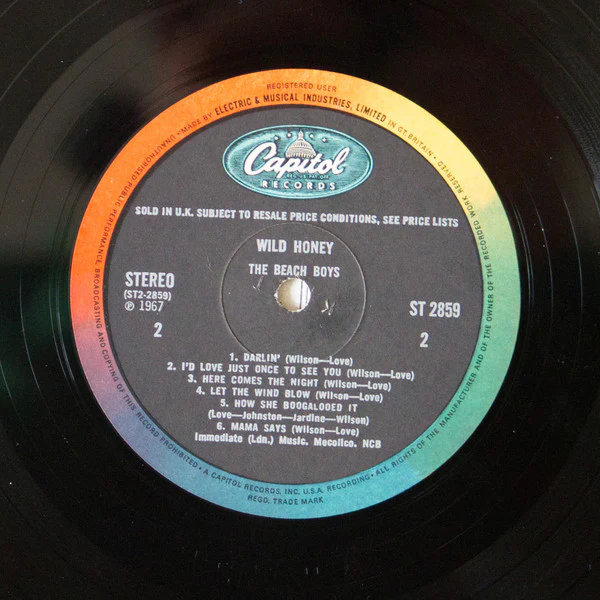 The Beach Boys - Wild Honey (LP, Album) (Good Plus (G+)) - Image 4