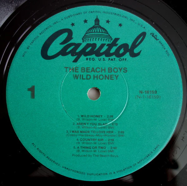 The Beach Boys - Wild Honey (LP, Album, Mono, RE) (Very Good Plus (VG+)) - Image 3
