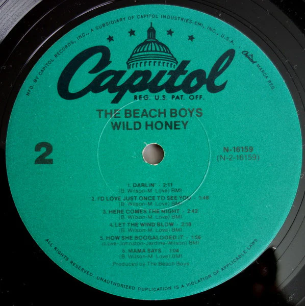 The Beach Boys - Wild Honey (LP, Album, Mono, RE) (Very Good Plus (VG+)) - Image 4