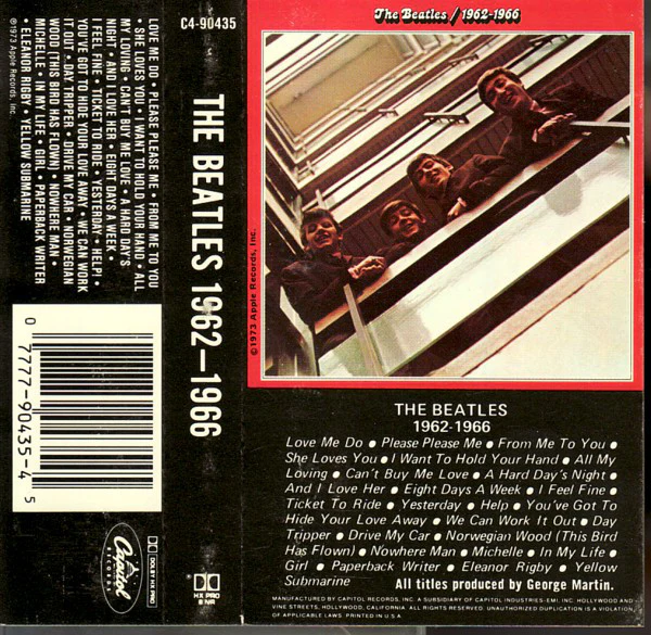The Beatles - 1962-1966 (Cass, Comp, RE) (Very Good Plus (VG+))