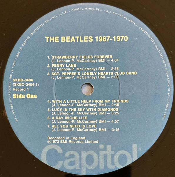The Beatles - 1967-1970 (2xLP, Comp, RE, Jac) (Very Good (VG)) - Image 5