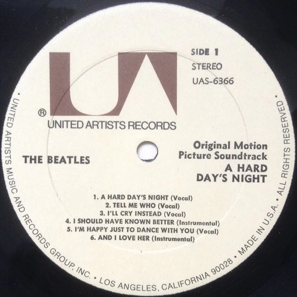 The Beatles - A Hard Day's Night (LP, Album, RE) (Good Plus (G+)) - Image 3