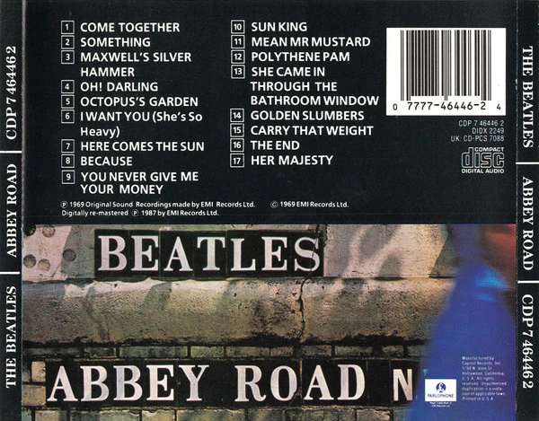 The Beatles - Abbey Road (CD, Album, RE, RM) (Very Good Plus (VG+)) - Image 5
