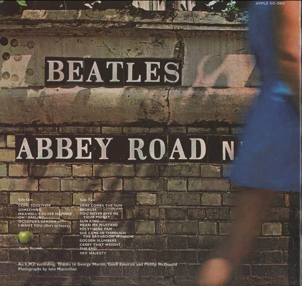 The Beatles - Abbey Road (LP, Album, Scr) (Very Good Plus (VG+)) - Image 2