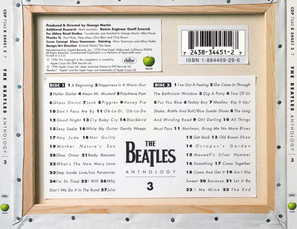 The Beatles - Anthology 3 (2xCD, Album, Mono) (Very Good Plus (VG+)) - Image 2