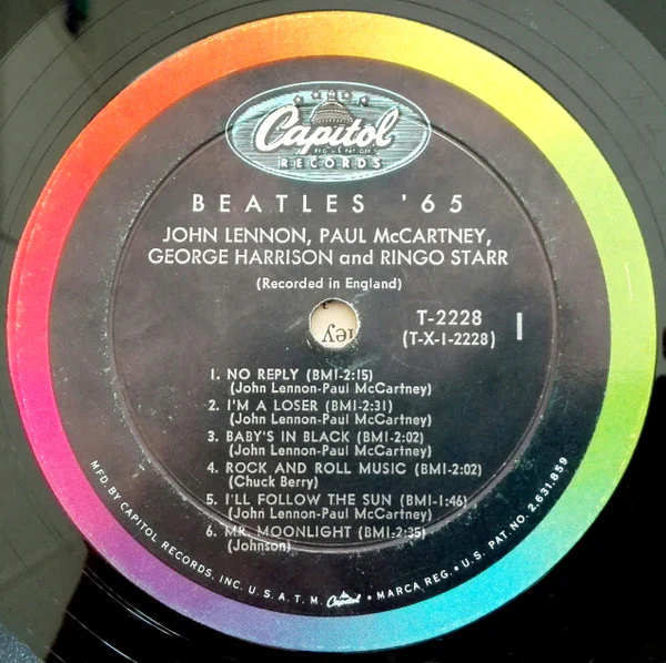 The Beatles - Beatles '65 (LP, Album, Mono, Roc) (Very Good Plus (VG+)) - Image 3