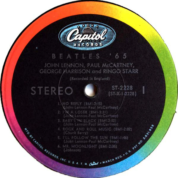 The Beatles - Beatles '65 (LP, Album, Scr) (Very Good Plus (VG+)) - Image 3