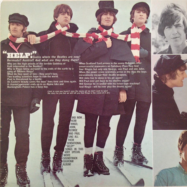 The Beatles - Help! (Original Motion Picture Soundtrack) (LP, Album, Mono, Scr) (Very Good Plus (VG+)) - Image 2