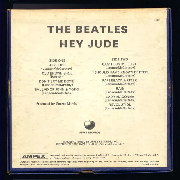 The Beatles - Hey Jude (Reel, 4tr Stereo, 7" Reel, Comp) (Very Good (VG)) - Image 2