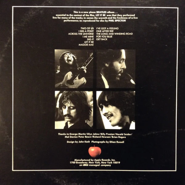 The Beatles - Let It Be (LP, Album, LA ) (Very Good Plus (VG+)) - Image 4