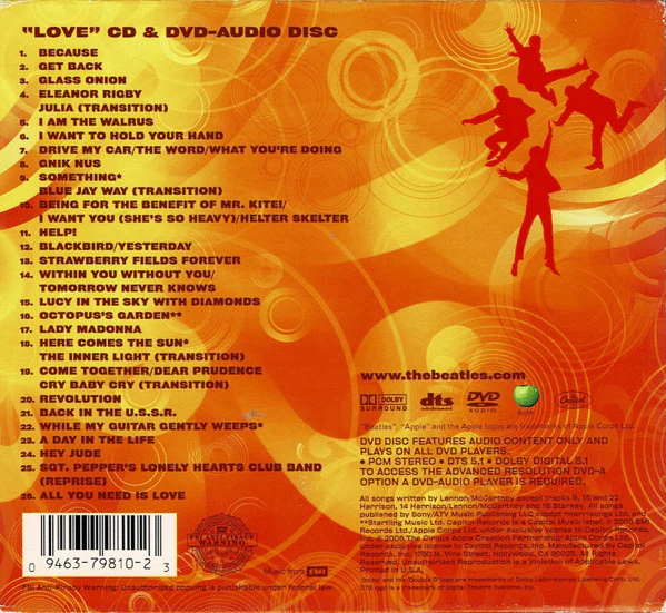 The Beatles - Love (CD, Album, Mixed + DVD-A, Album, Mixed, Multichann) (Very Good Plus (VG+)) - Image 2