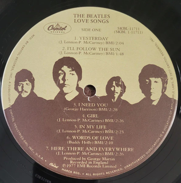 The Beatles - Love Songs (2xLP, Comp, Jac) (Very Good Plus (VG+)) - Image 5