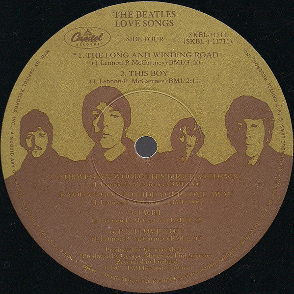The Beatles - Love Songs (2xLP, Comp, Win) (Near Mint (NM or M-)) - Image 5