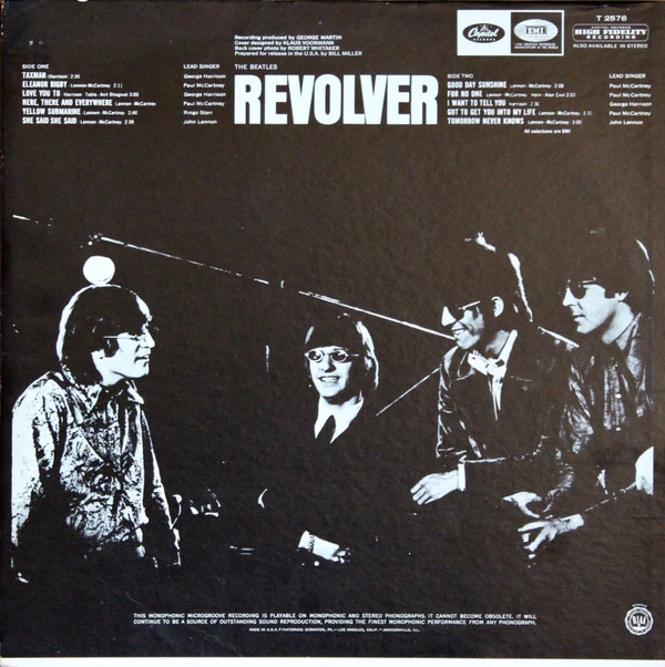 The Beatles - Revolver (LP, Album, Mono, Scr) (Very Good Plus (VG+)) - Image 2