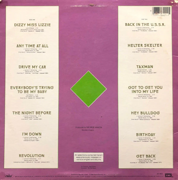 The Beatles - Rock 'N' Roll Music Vol. 2 (LP, Comp, Jac) (Near Mint (NM or M-)) - Image 2