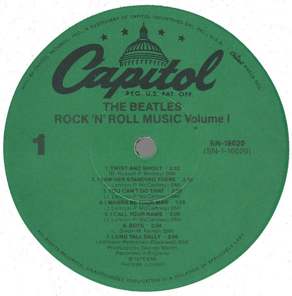 The Beatles - Rock 'n' Roll Music, Volume 1 (LP, Comp, Jac) (Very Good Plus (VG+)) - Image 3