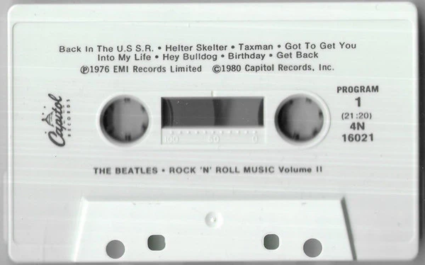 The Beatles - Rock 'n' Roll Music, Volume 2 (Cass, Comp, RE) (Near Mint (NM or M-)) - Image 4