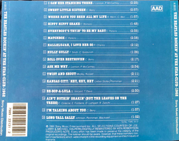 The Beatles - Rockin' At The Star-Club (CD, Comp) (Very Good Plus (VG+)) - Image 2