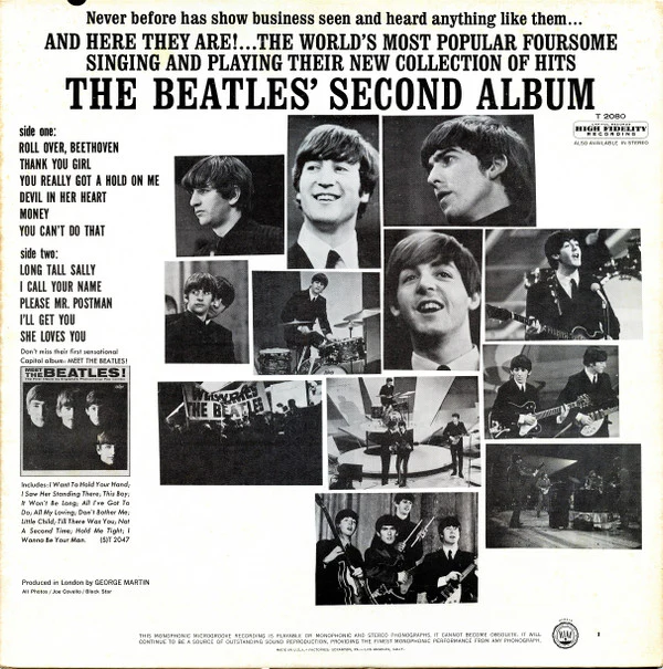 The Beatles - The Beatles' Second Album (LP, Album, Mono, 1st) (Very Good Plus (VG+)) - Image 2