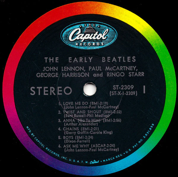 The Beatles - The Early Beatles (LP, Album, Comp) (Very Good Plus (VG+)) - Image 4