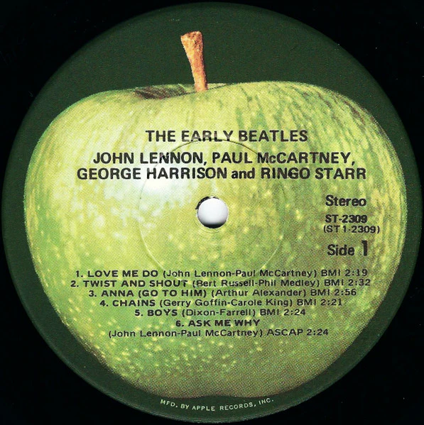 The Beatles - The Early Beatles (LP, Comp, RE, Win) (Near Mint (NM or M-)) - Image 3