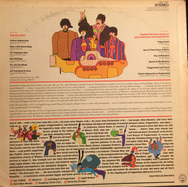 The Beatles - Yellow Submarine (LP, Album, Ter) (Very Good Plus (VG+)) - Image 2