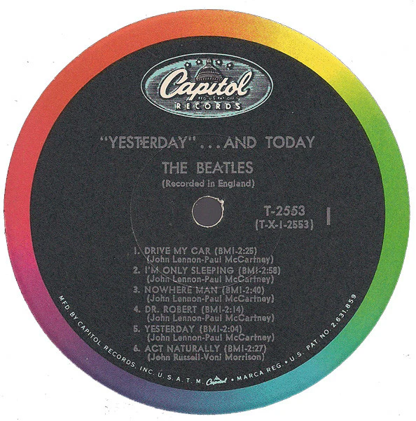 The Beatles - Yesterday And Today (LP, Album, Comp, Mono, Scr) (Very Good (VG)) - Image 3
