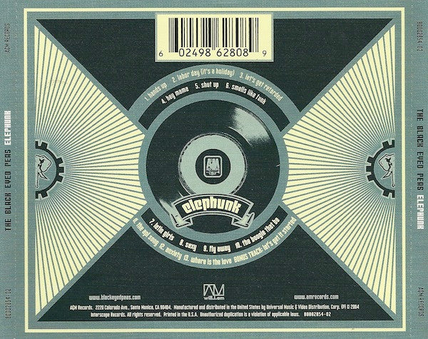 The Black Eyed Peas* - Elephunk (CD, Album, RE) (Very Good (VG)) - Image 4