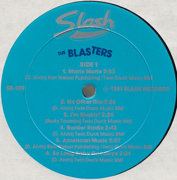 The Blasters - The Blasters (LP, Album) (Very Good Plus (VG+)) - Image 3