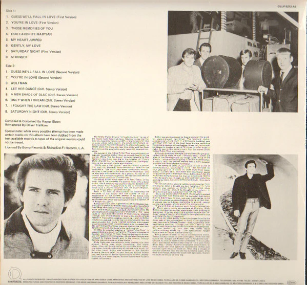The Bobby Fuller Four - Let Them Dance (The Rare Sides) (LP, Comp) (Near Mint (NM or M-)) - Image 2