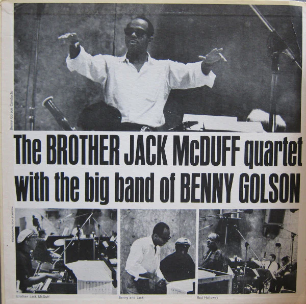 The Brother Jack McDuff Quartet With The Big Band Of Benny Golson - The Dynamic Jack Mc Duff (LP, Album, Mono, Gat) (Very Good Plus (VG+)) - Image 2