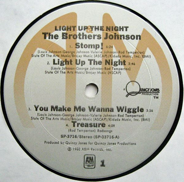 Brothers Johnson - Light Up The Night (LP, Album, Ter) (Very Good Plus (VG+)) - Image 4