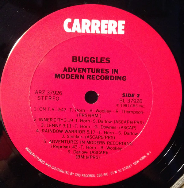The Buggles - Adventures In Modern Recording (LP, Album, Ter) (Very Good Plus (VG+)) - Image 4