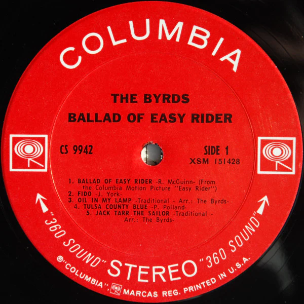 The Byrds - Ballad Of Easy Rider (LP, Album, Pit) (Very Good Plus (VG+)) - Image 3