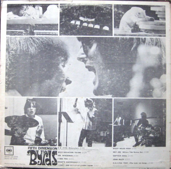 The Byrds - Fifth Dimension (LP, Album, Mono) (Very Good Plus (VG+)) - Image 2