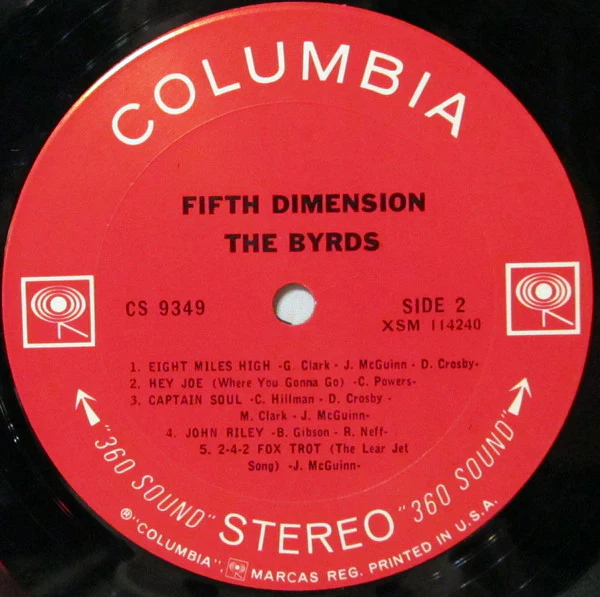 The Byrds - Fifth Dimension (LP, Album, Pit) (Near Mint (NM or M-)) - Image 4