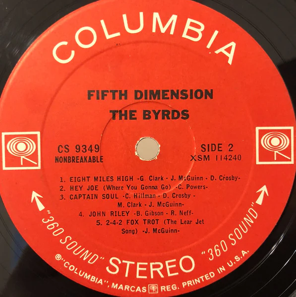 The Byrds - Fifth Dimension (LP, Album) (Very Good Plus (VG+)) - Image 4