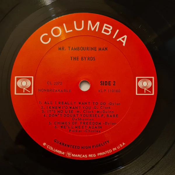 The Byrds - Mr. Tambourine Man (LP, Album, Mono, Pit) (Very Good (VG)) - Image 4