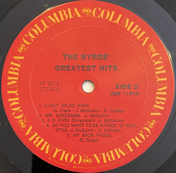 The Byrds - The Byrds' Greatest Hits (LP, Comp, RE, Pit) (Near Mint (NM or M-)) - Image 4