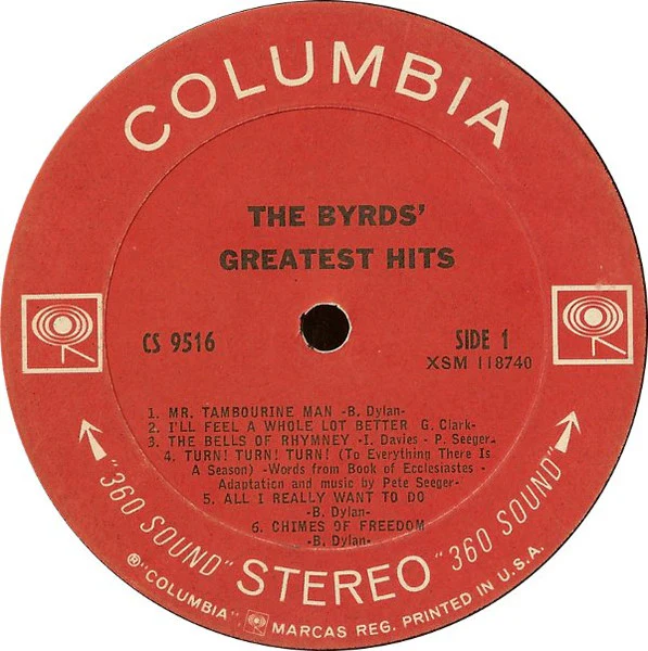 The Byrds - The Byrds' Greatest Hits (LP, Comp) (Very Good Plus (VG+)) - Image 3