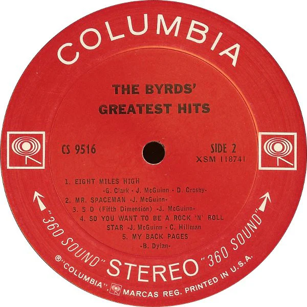 The Byrds - The Byrds' Greatest Hits (LP, Comp) (Very Good Plus (VG+)) - Image 4
