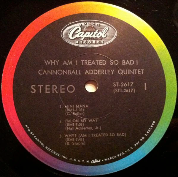 The Cannonball Adderley Quintet - Why Am I Treated So Bad! (LP, Album, Scr) (Very Good Plus (VG+)) - Image 3