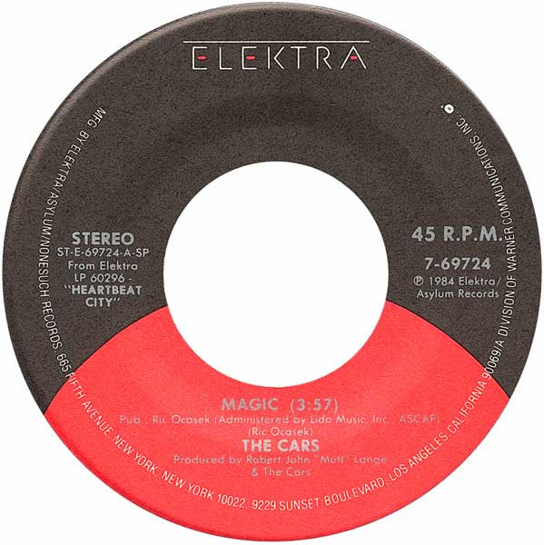 The Cars - Magic (7", Single, Spe) (Near Mint (NM or M-))