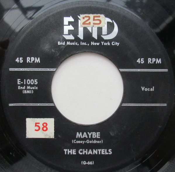 The Chantels - Maybe (7") (Very Good (VG))