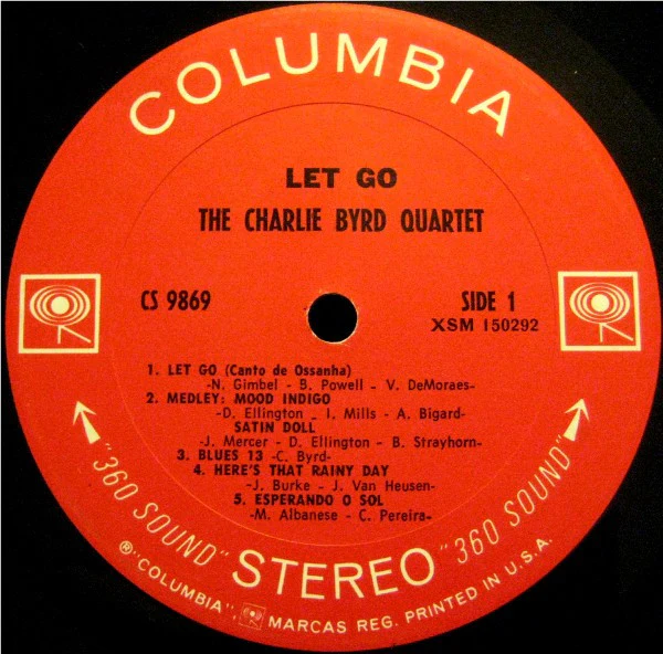 The Charlie Byrd Quartet - Let Go (LP, Album) (Very Good (VG)) - Image 3
