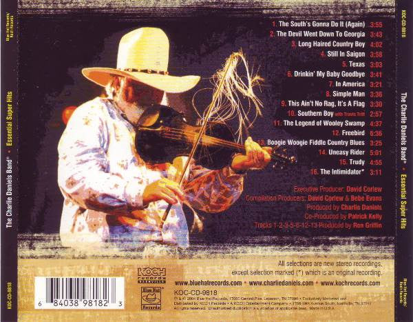 The Charlie Daniels Band - Essential Super Hits (CD, Comp + DVD-V) (Very Good Plus (VG+)) - Image 5