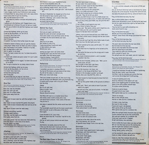 The Charlie Daniels Band - Million Mile Reflections (LP, Album, Ter) (Very Good Plus (VG+)) - Image 5
