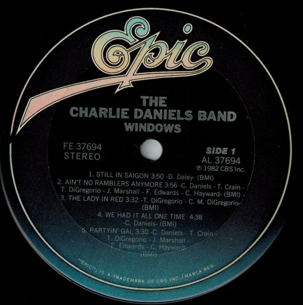 The Charlie Daniels Band - Windows (LP, Album, Car) (Very Good Plus (VG+)) - Image 3