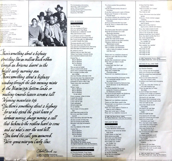 The Charlie Daniels Band - Windows (LP, Album, Car) (Very Good Plus (VG+)) - Image 5