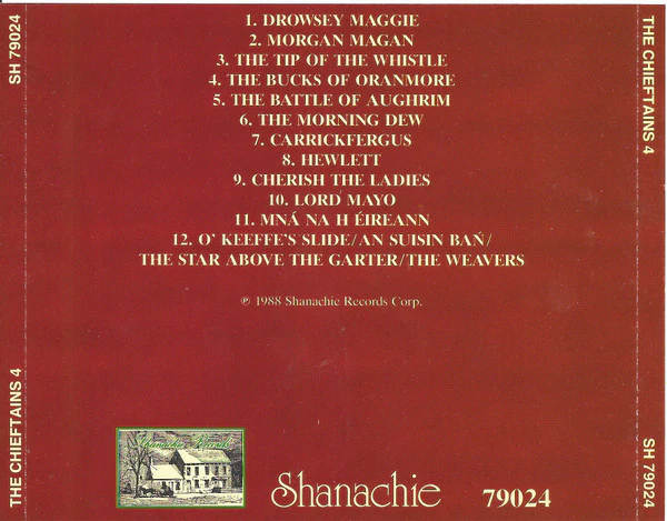 The Chieftains - 4 (CD, Album) (Near Mint (NM or M-)) - Image 2